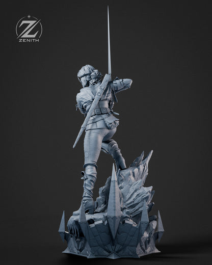 Ciri Statue 3D-Printed Kit
