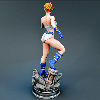 Power Girl Bombshell Statue 3D-Printed Kit