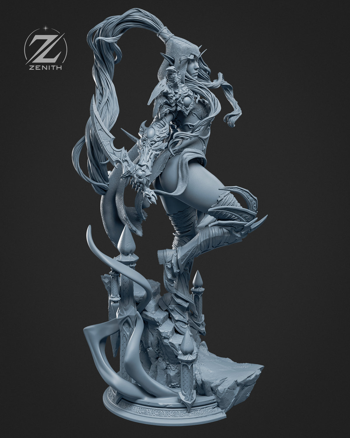 Valeera Sanguinar Statue 3D-Printed Kit