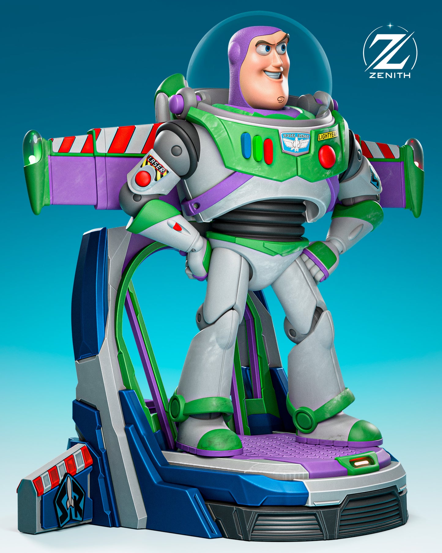 Buzz Lightyear Statue 3D-Printed Kit