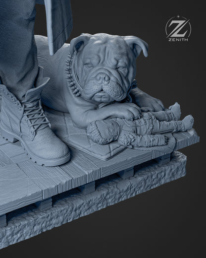 Billy Butcher Statue 3D-Printed Kit