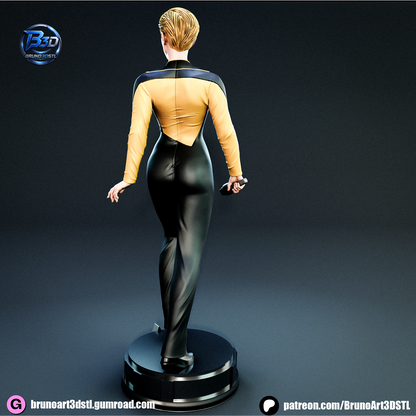 Natasha Yar Statue 3D-Printed Kit