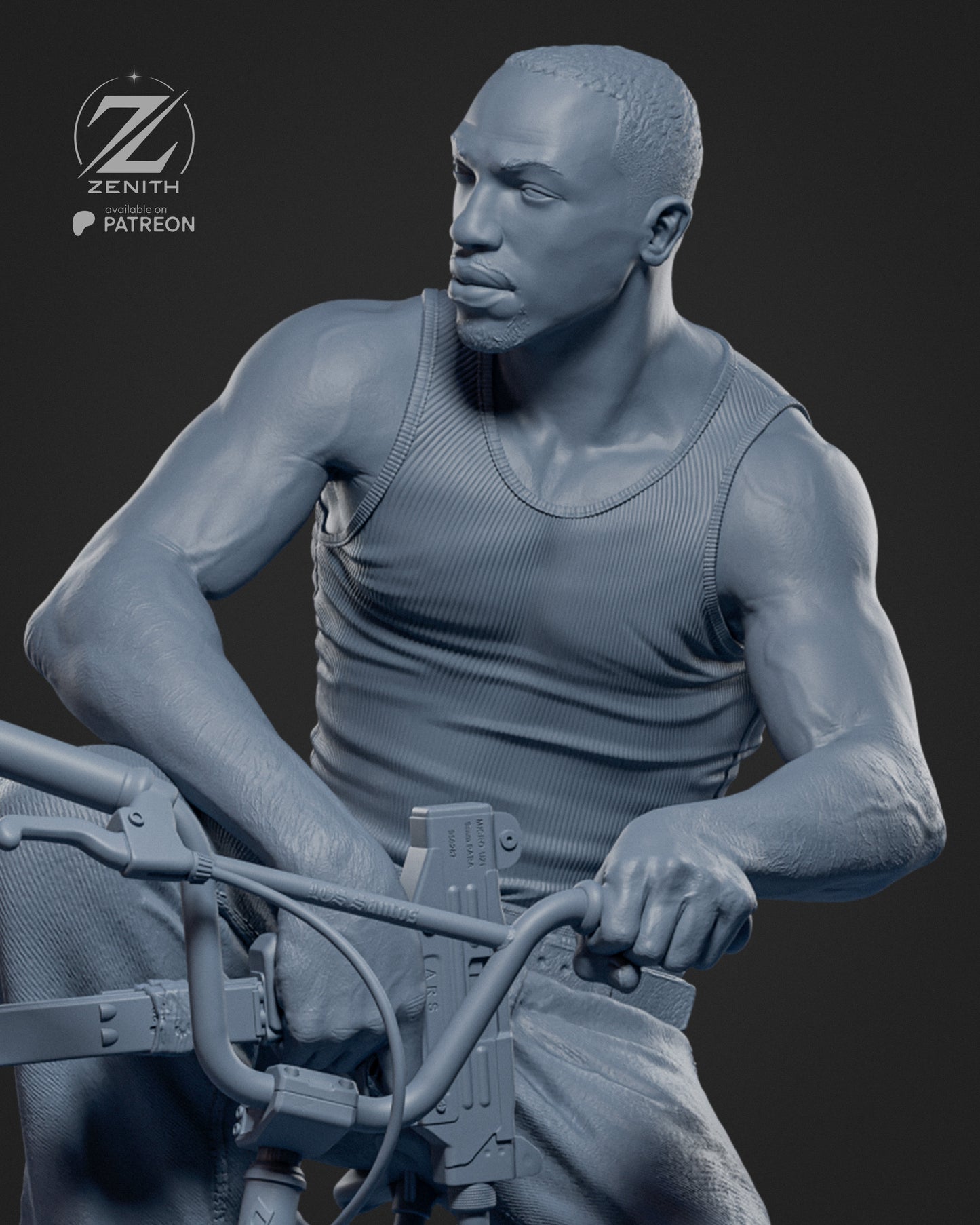 CJ (GTA) Statue 3D-Printed Kit