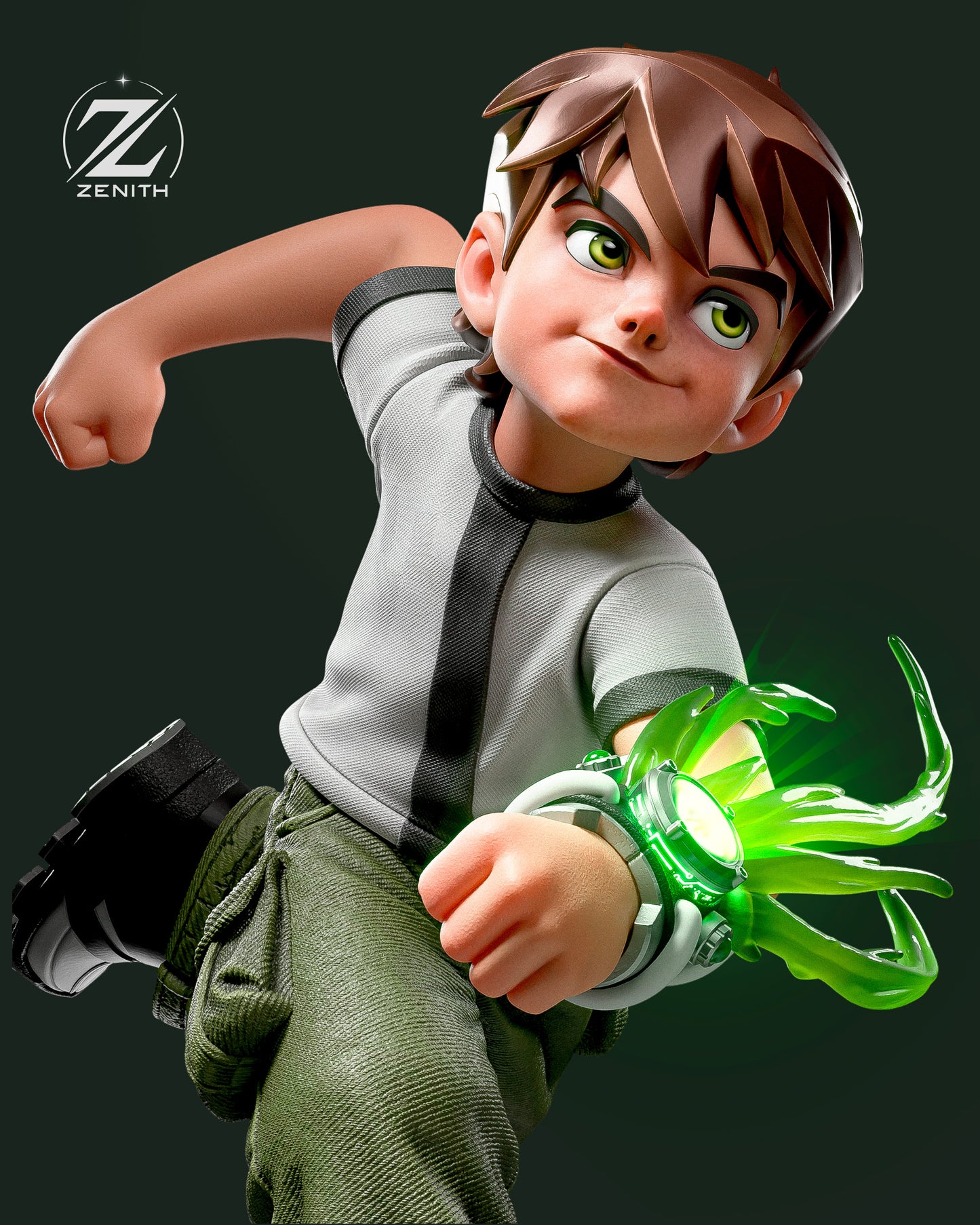 Ben 10 Statue 3D-Printed Kit