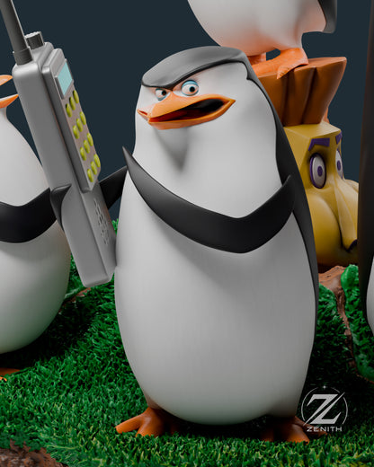 Penguins Statue 3D-Printed Kit