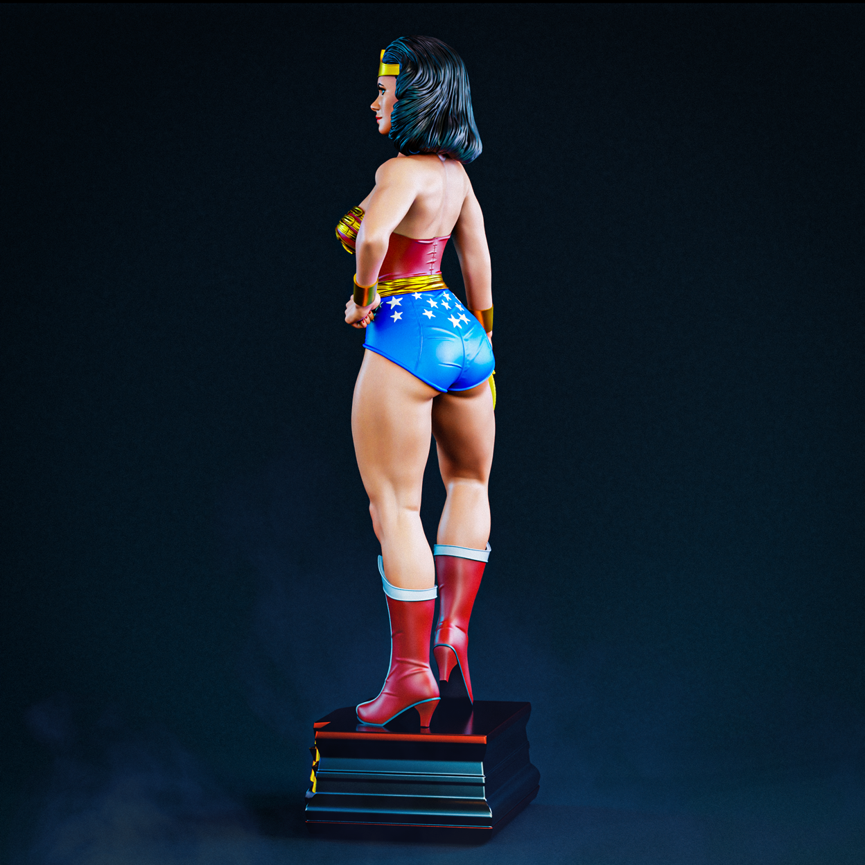 Wonder Woman (Lynda Carter) Statue 3D-Printed Kit