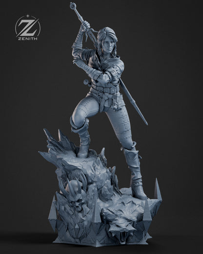 Ciri Statue 3D-Printed Kit