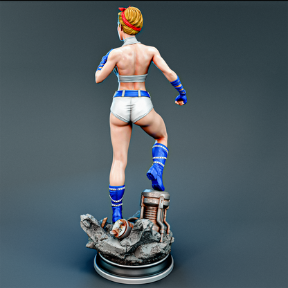 Power Girl Bombshell Statue 3D-Printed Kit