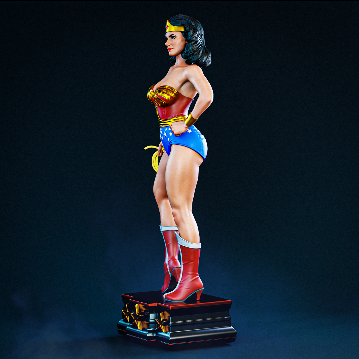 Wonder Woman (Lynda Carter) Statue 3D-Printed Kit