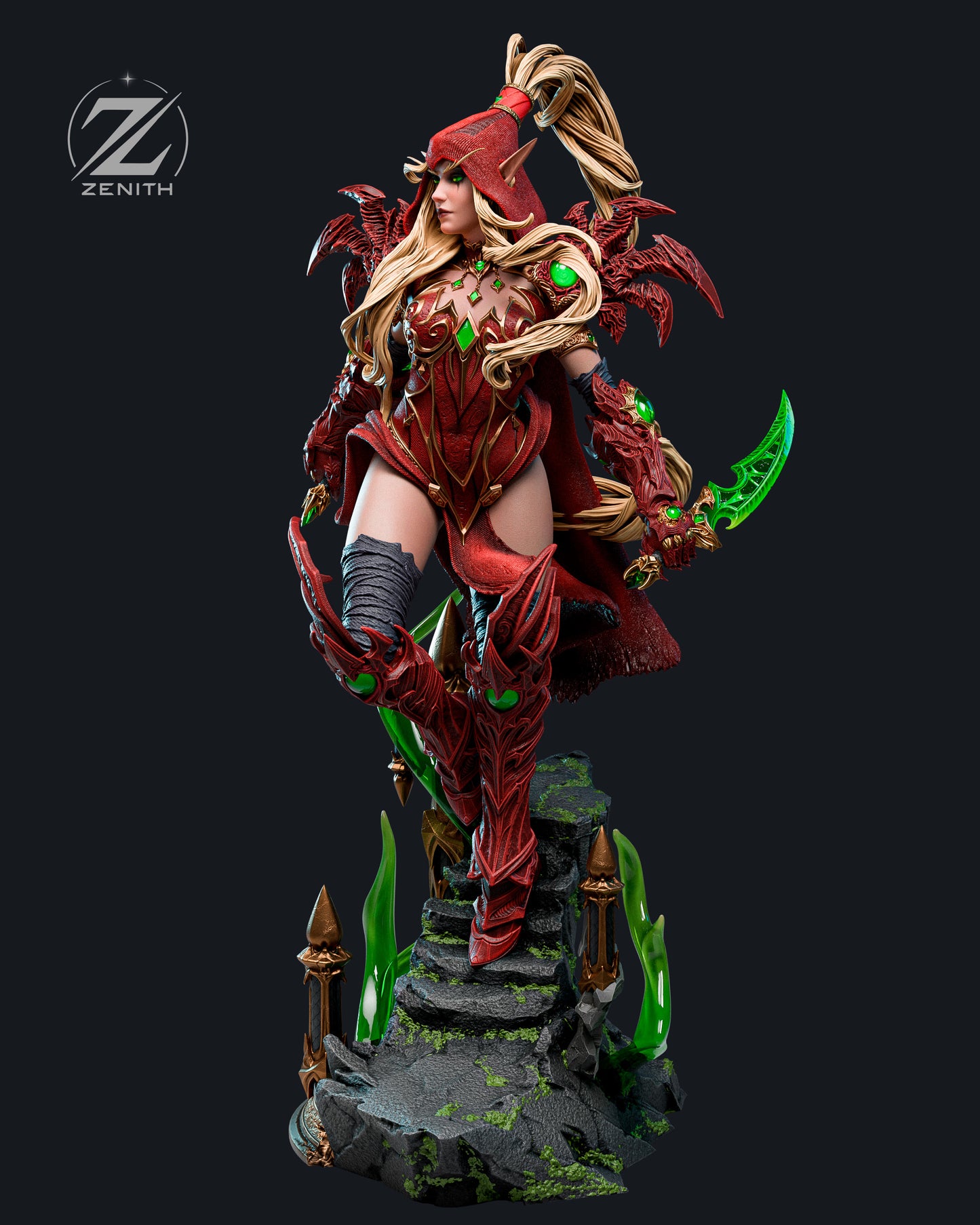 Valeera Sanguinar Statue 3D-Printed Kit