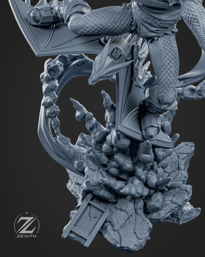 Green Goblin Statue 3D-Printed Kit