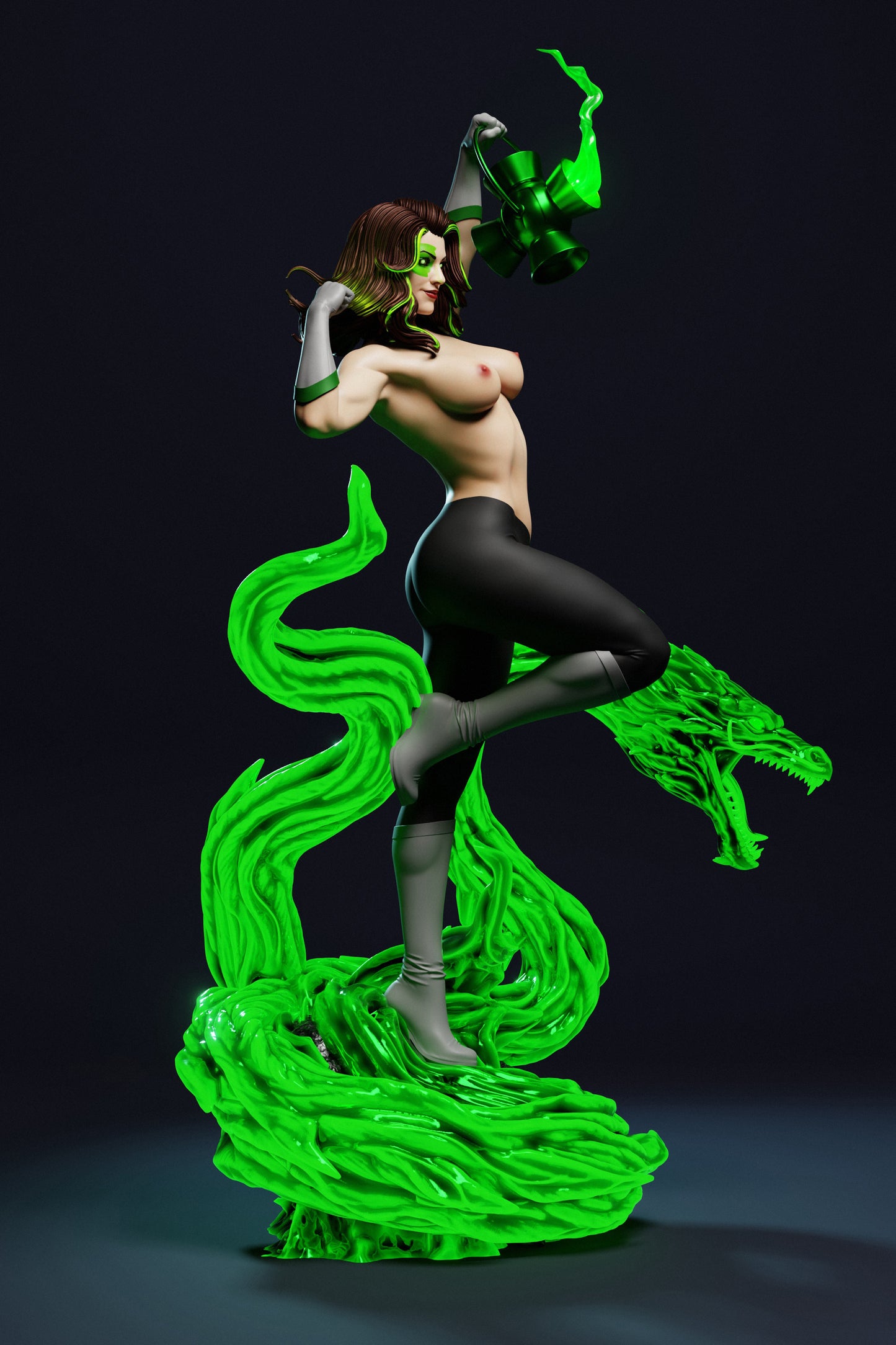 Jessica Cruz Statue 3D-Printed Kit