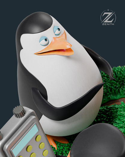 Penguins Statue 3D-Printed Kit