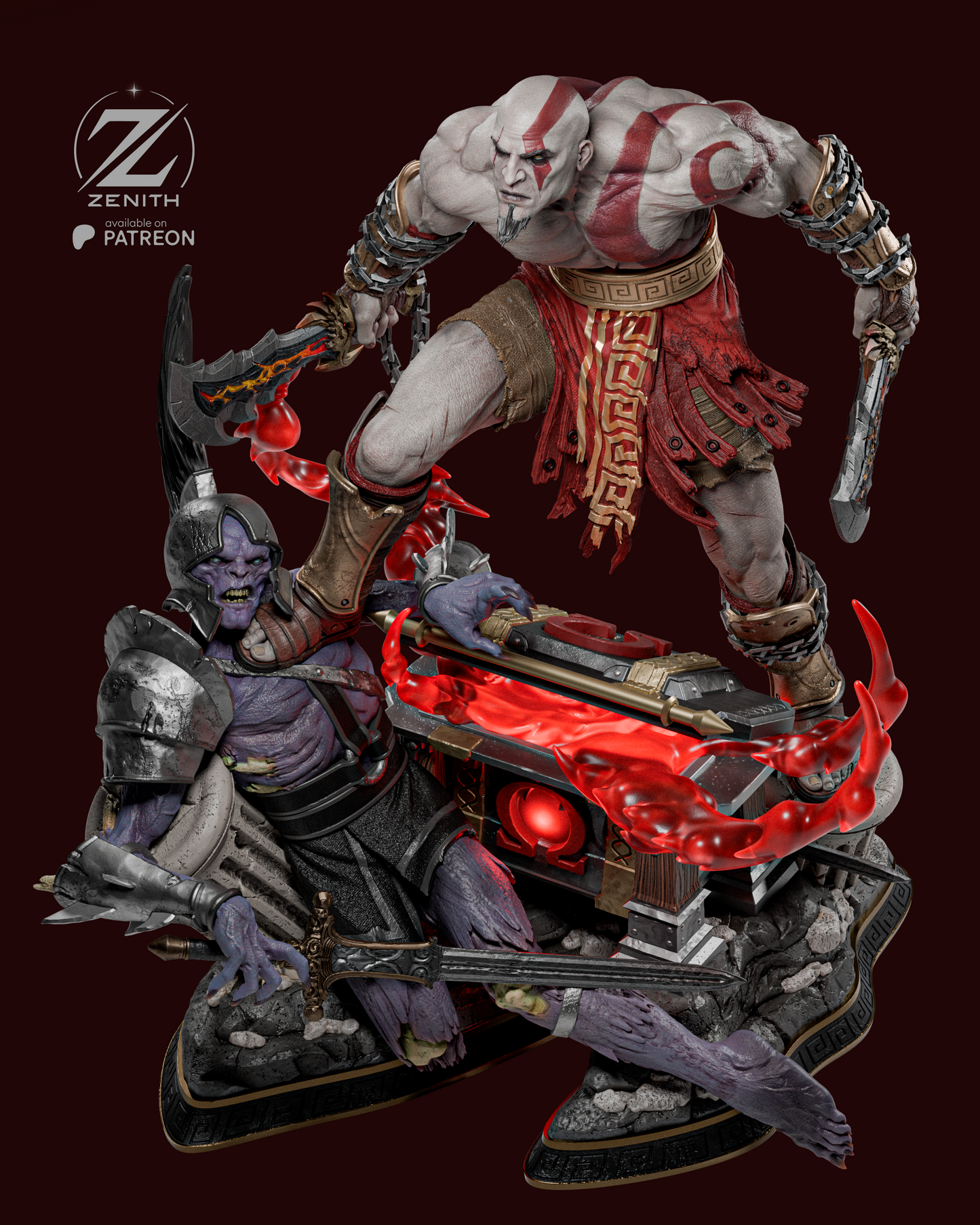 Kratos Statue