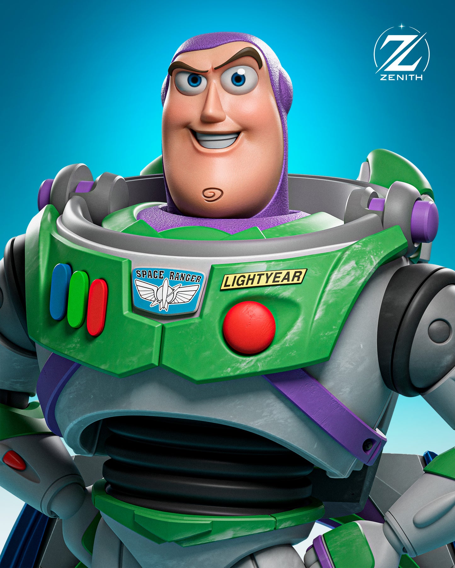 Buzz Lightyear Statue 3D-Printed Kit
