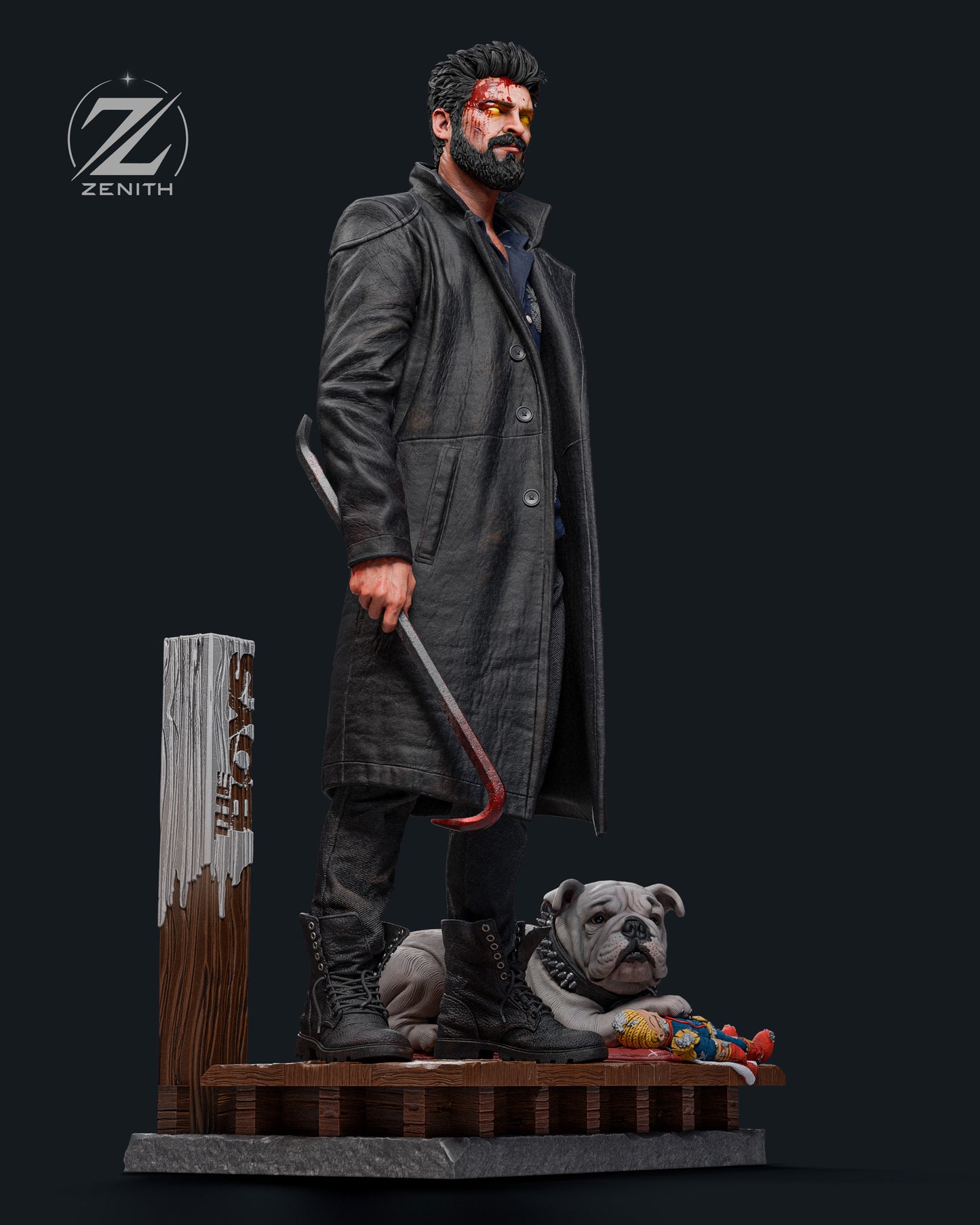 Billy Butcher Statue 3D-Printed Kit