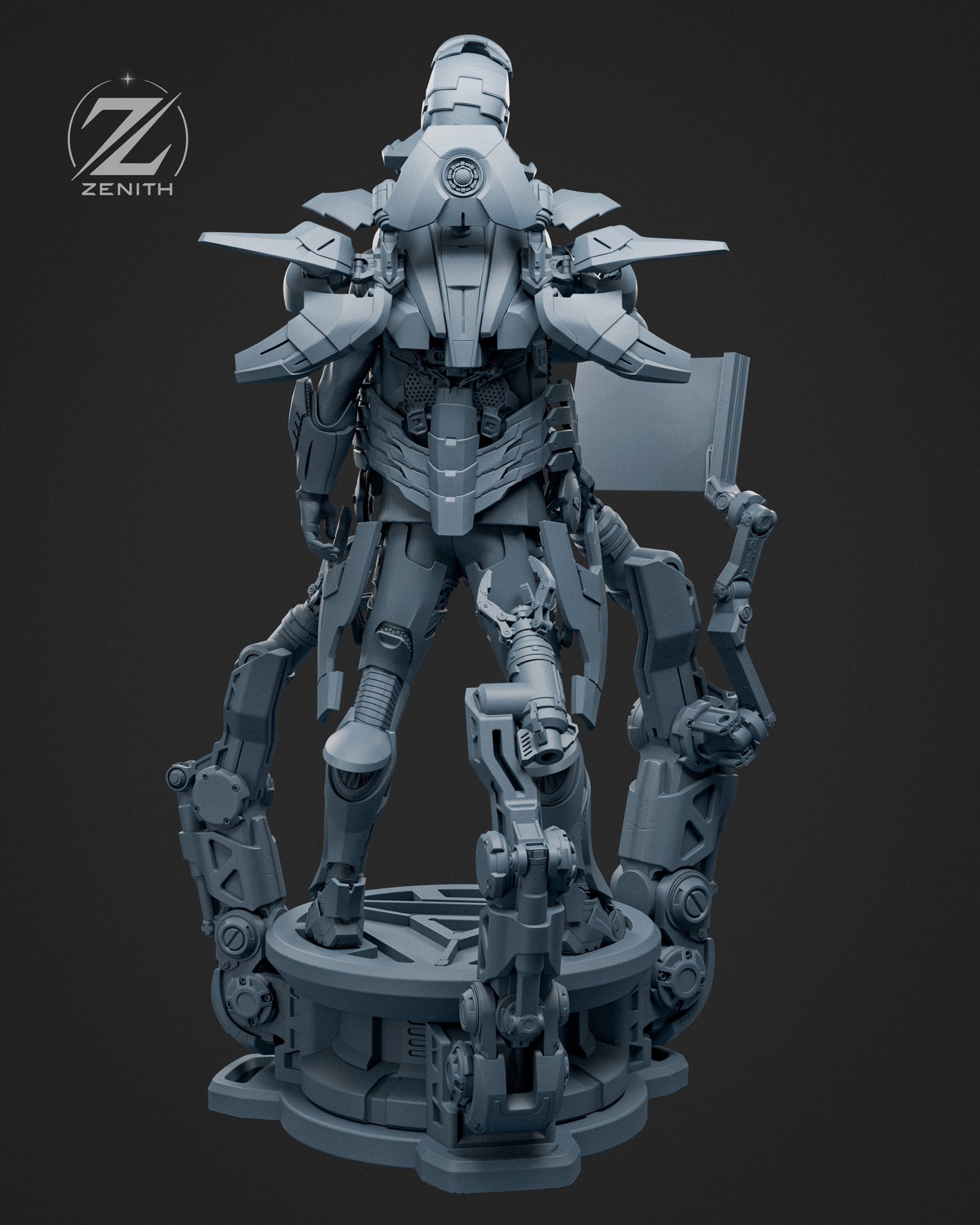 Tony Stark Statue 3D-Printed Kit