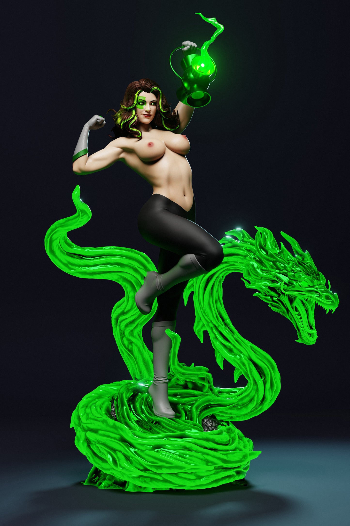 Jessica Cruz Statue 3D-Printed Kit