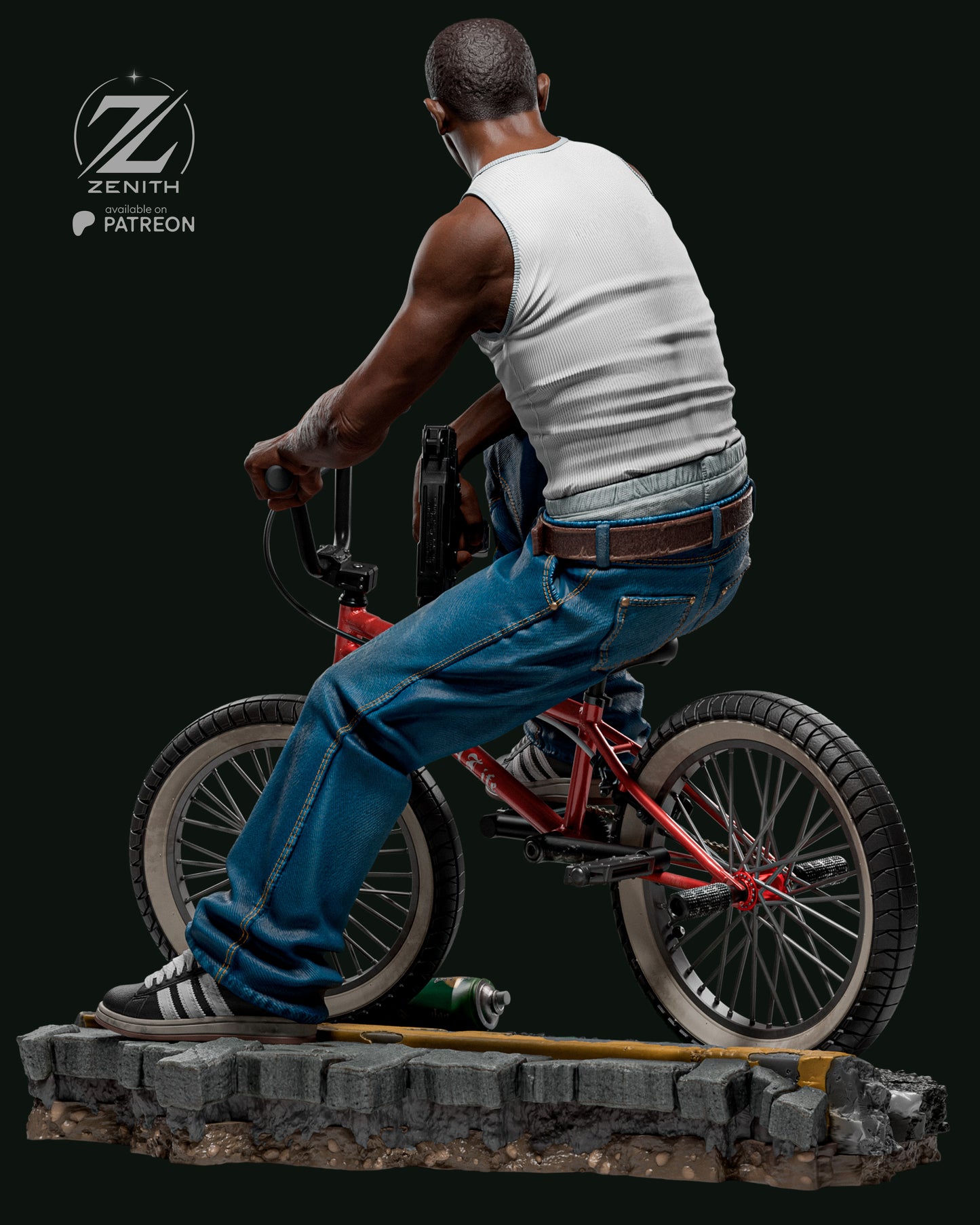 CJ (GTA) Statue 3D-Printed Kit