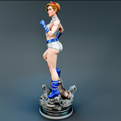 Power Girl Bombshell Statue 3D-Printed Kit