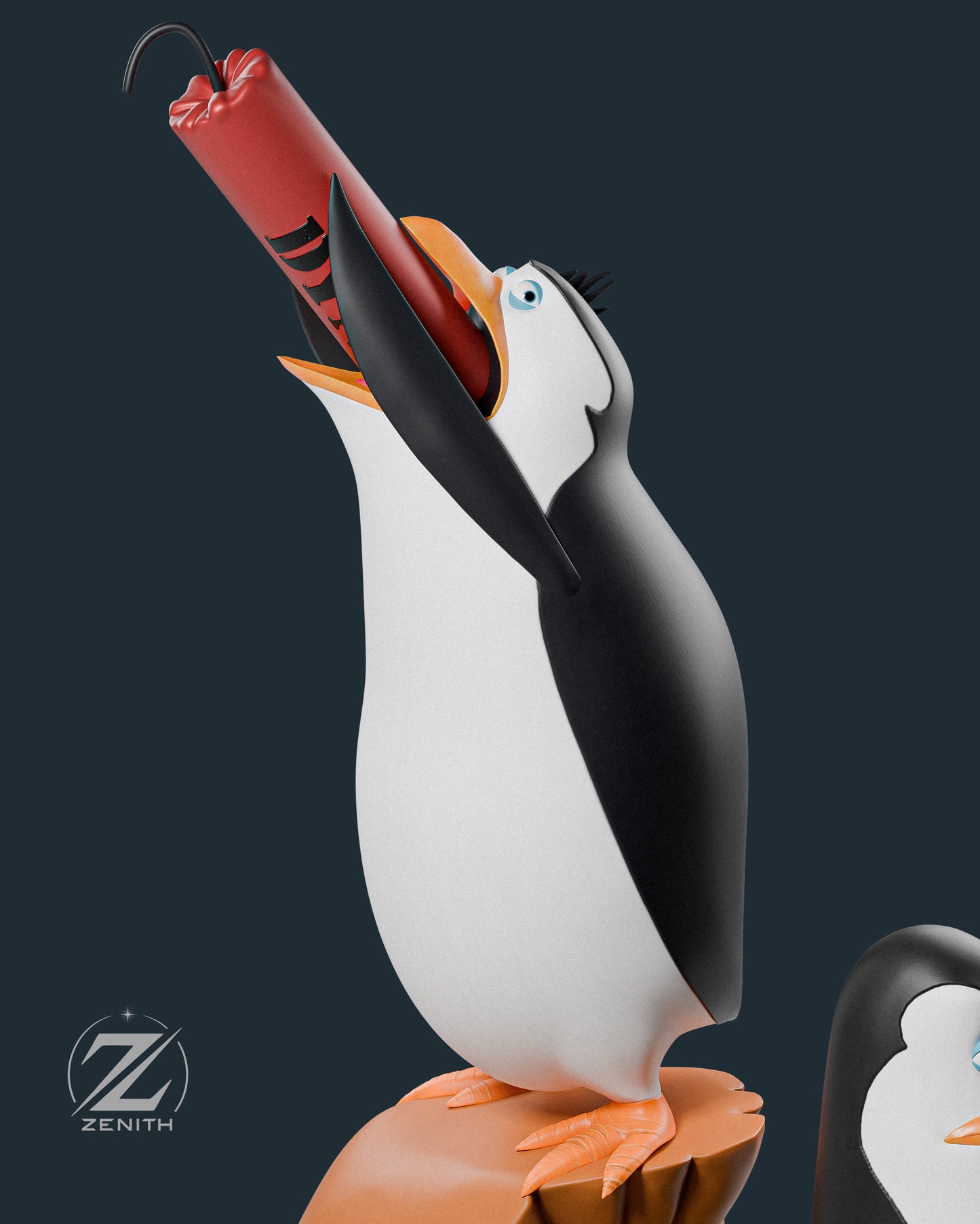 Penguins Statue 3D-Printed Kit