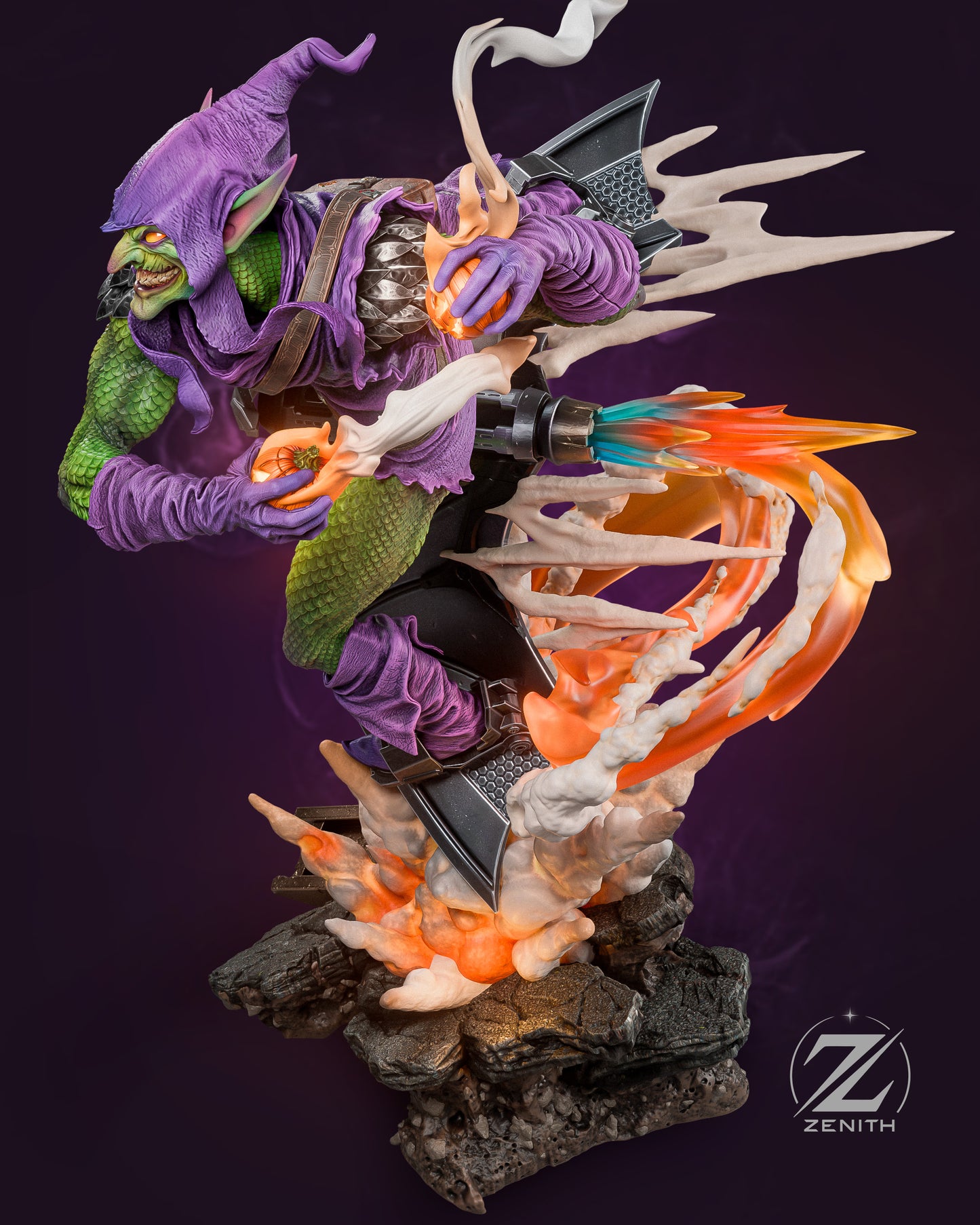 Green Goblin Statue 3D-Printed Kit