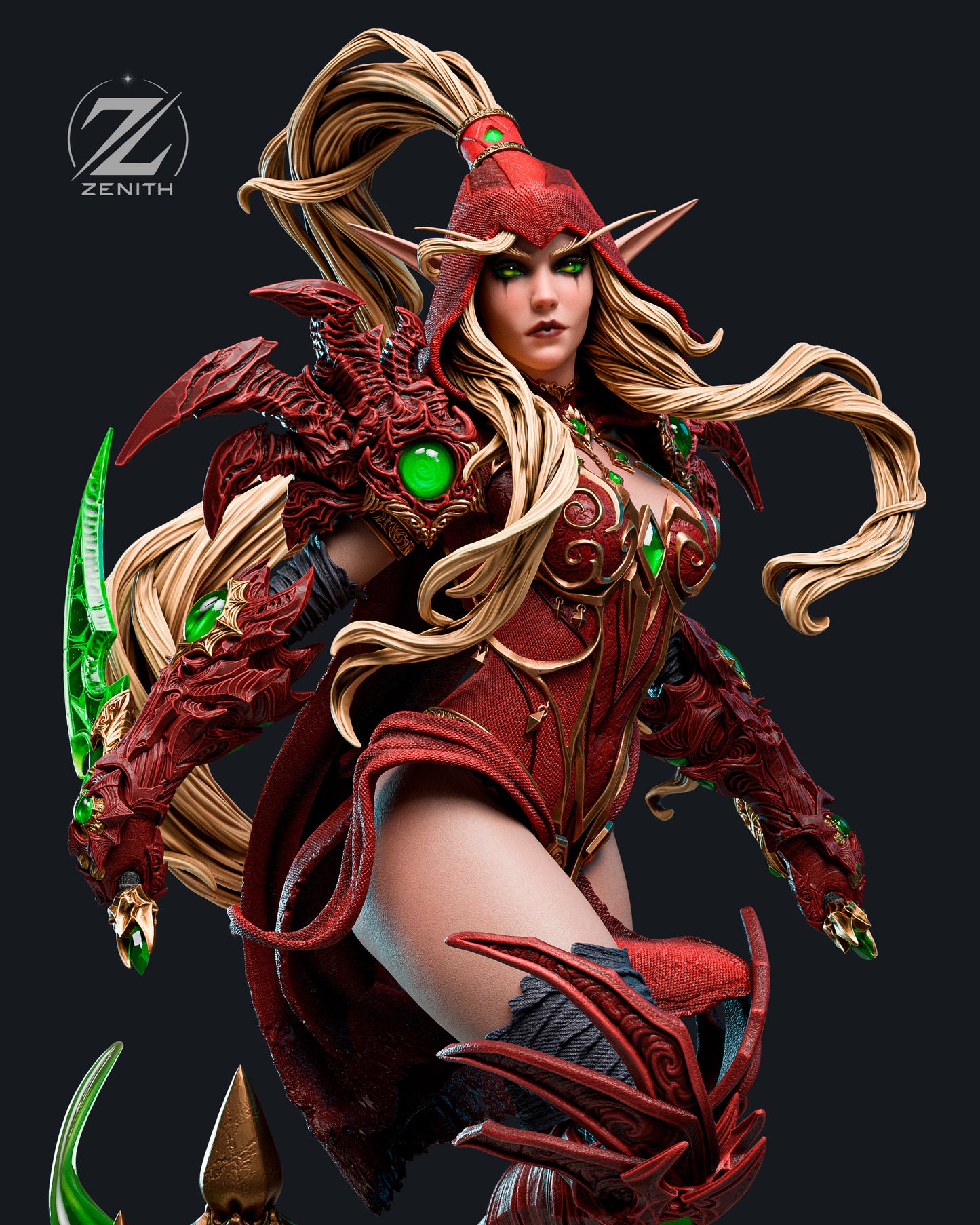 Valeera Sanguinar Statue 3D-Printed Kit