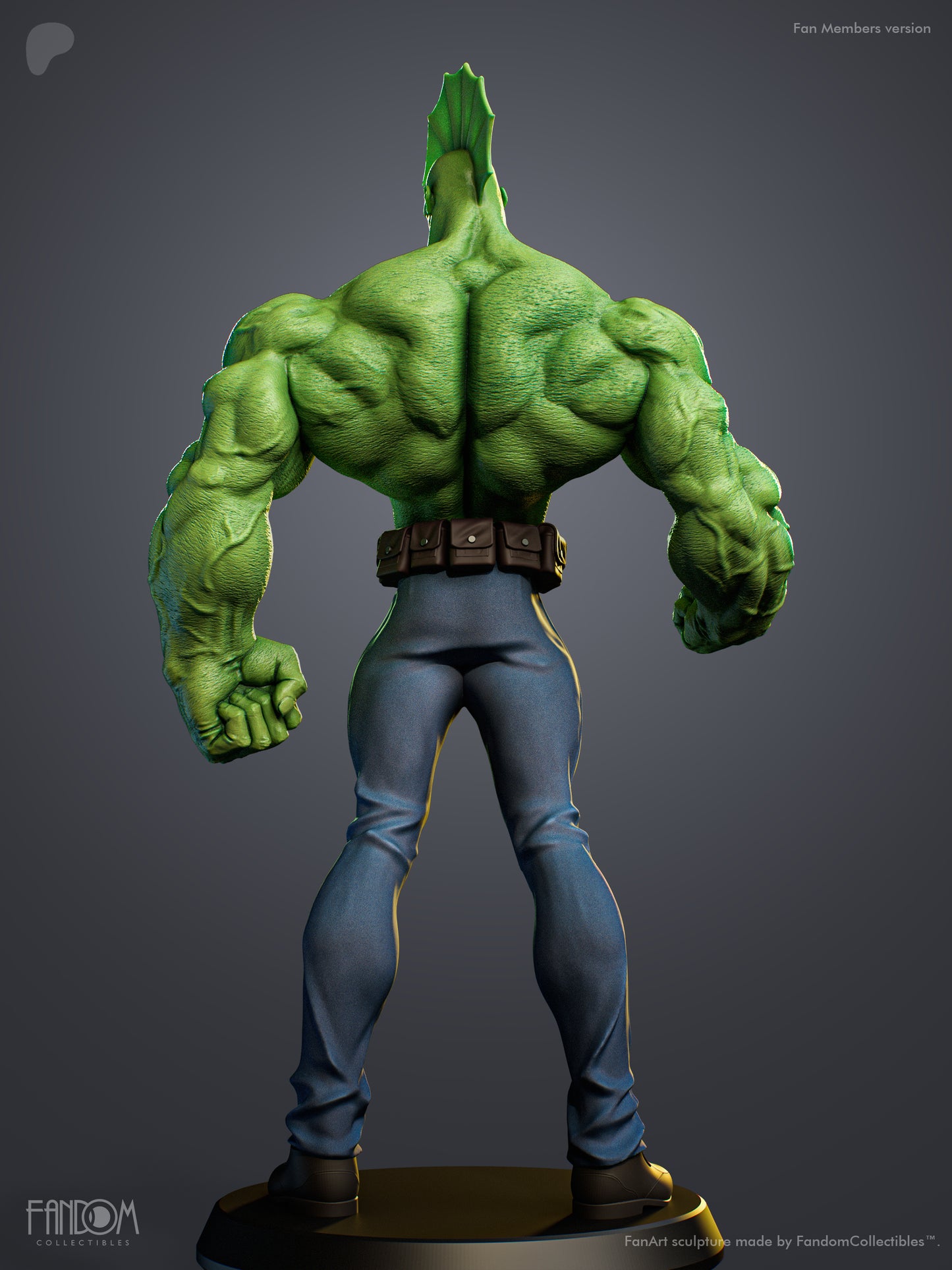 Savage Dragon Statue 3D-Printed Kit