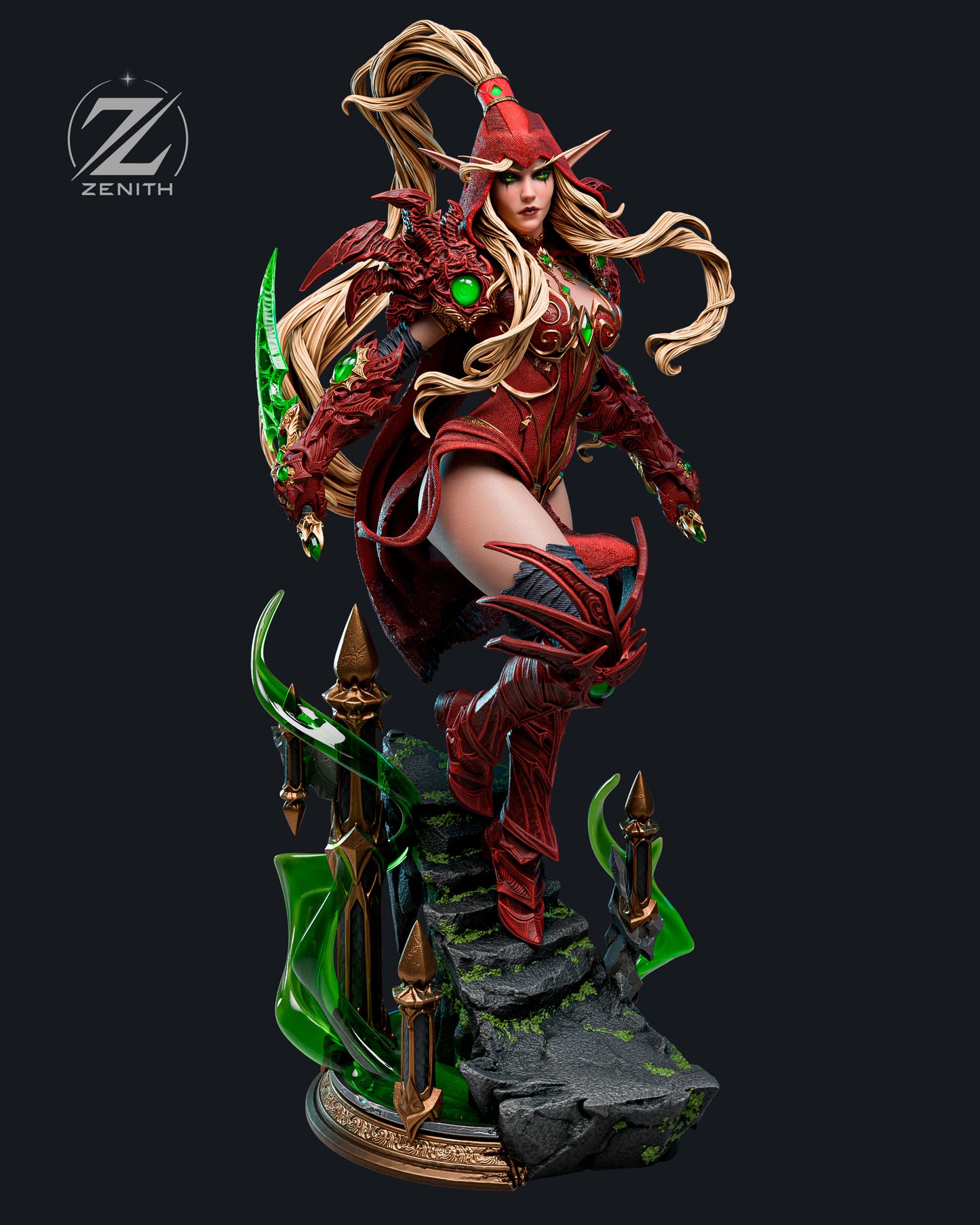 Valeera Sanguinar Statue 3D-Printed Kit