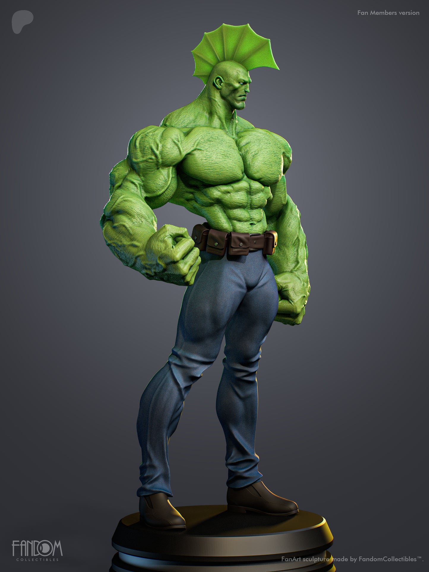 Savage Dragon Statue 3D-Printed Kit