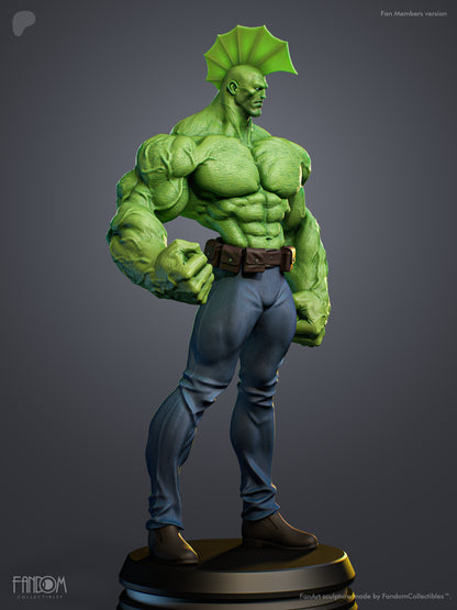 Savage Dragon Statue 3D-Printed Kit