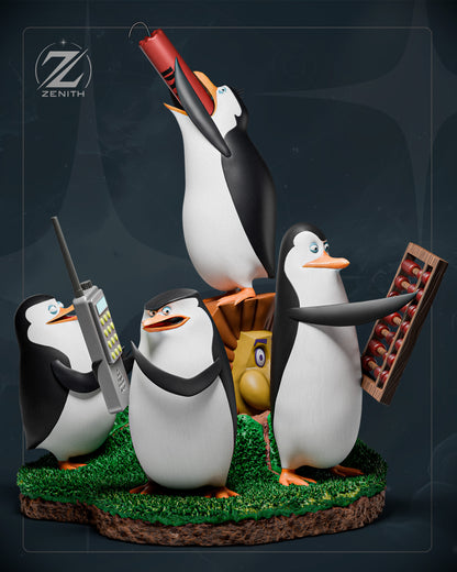 Penguins Statue 3D-Printed Kit