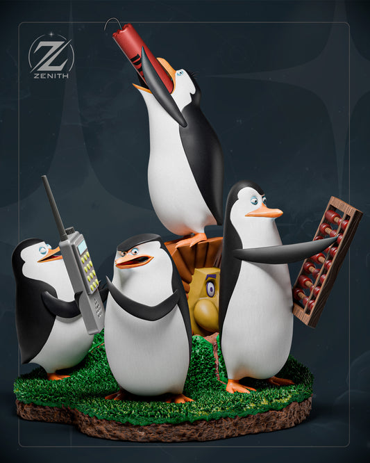 Penguins Statue 3D-Printed Kit