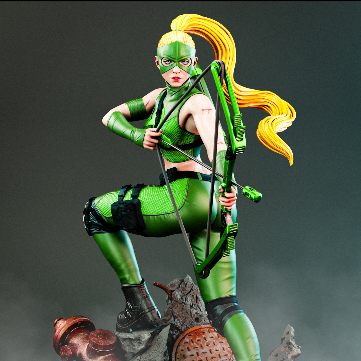 Artemis (Young Justice) Statue