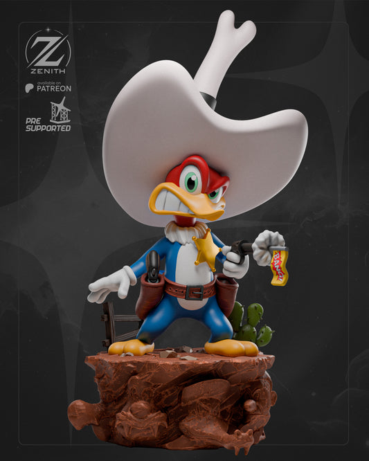 Woody Woodpecker Statue