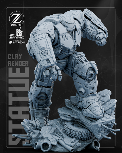 Hulkbuster Statue 3D-Printed Kit