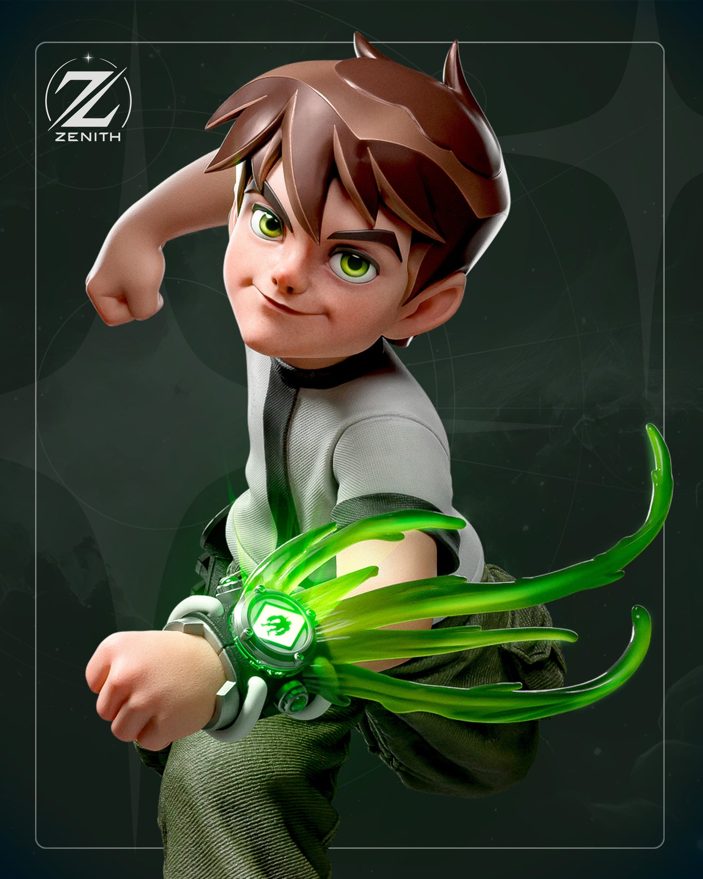 Ben 10 Statue 3D-Printed Kit