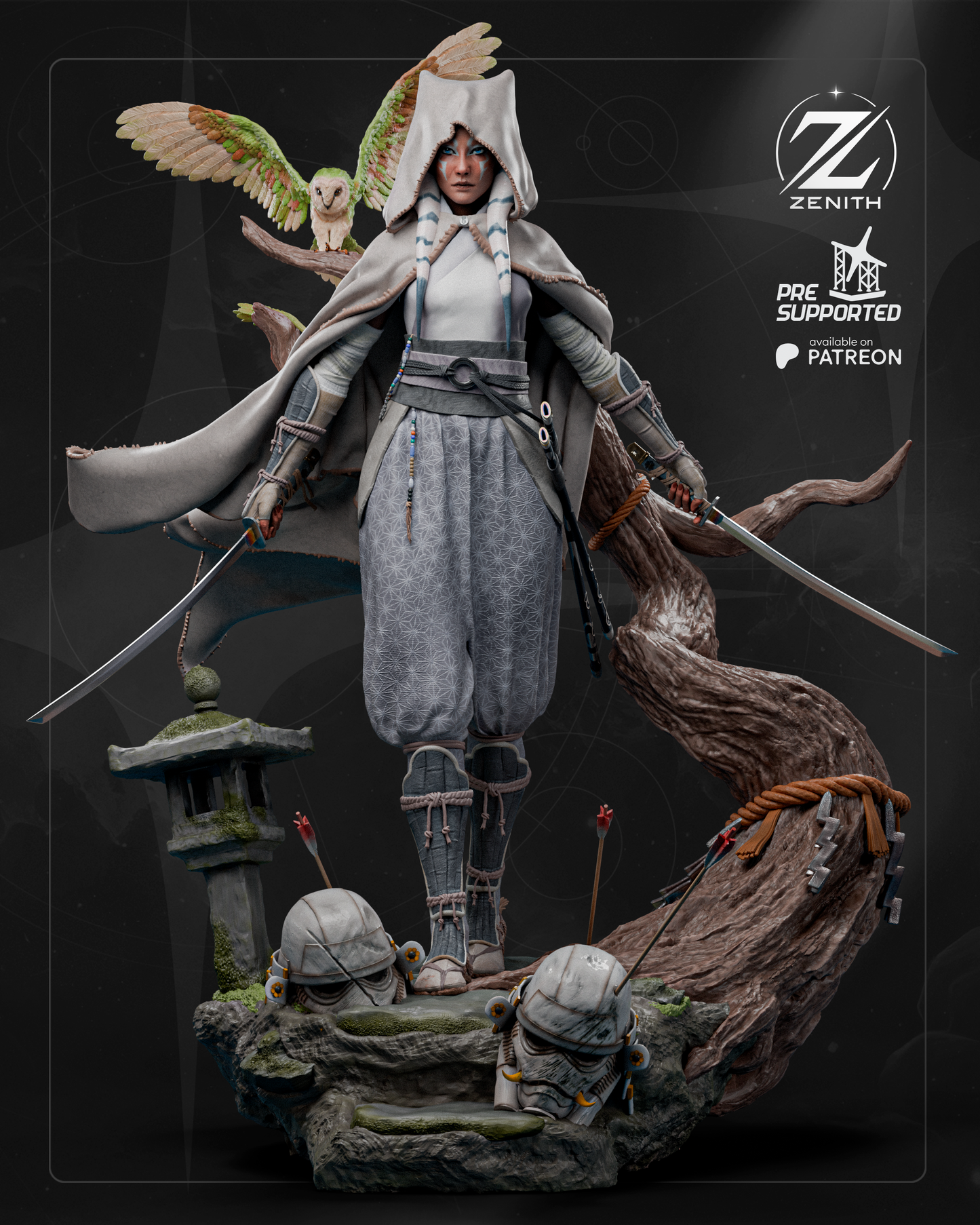 Samurai Ahsoka Statue