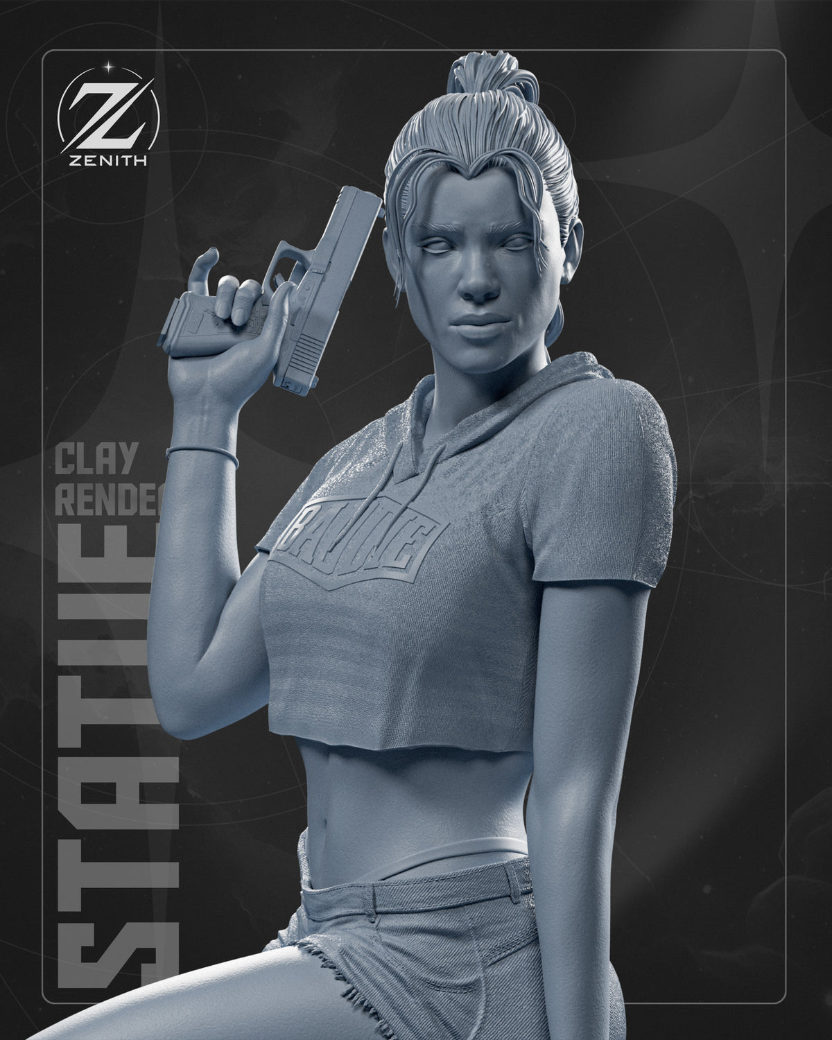 Lucia Caminos Statue 3D-Printed Kit