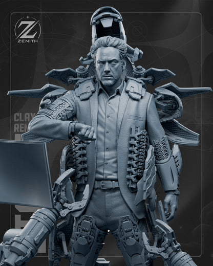 Tony Stark Statue 3D-Printed Kit