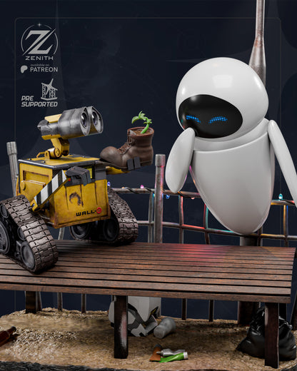 Wall-E And EVE Statue 3D-Printed Kit