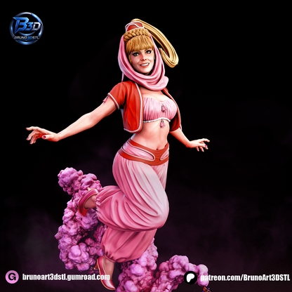 Jeannie Is A Genie Statue 3D-Printed Kit