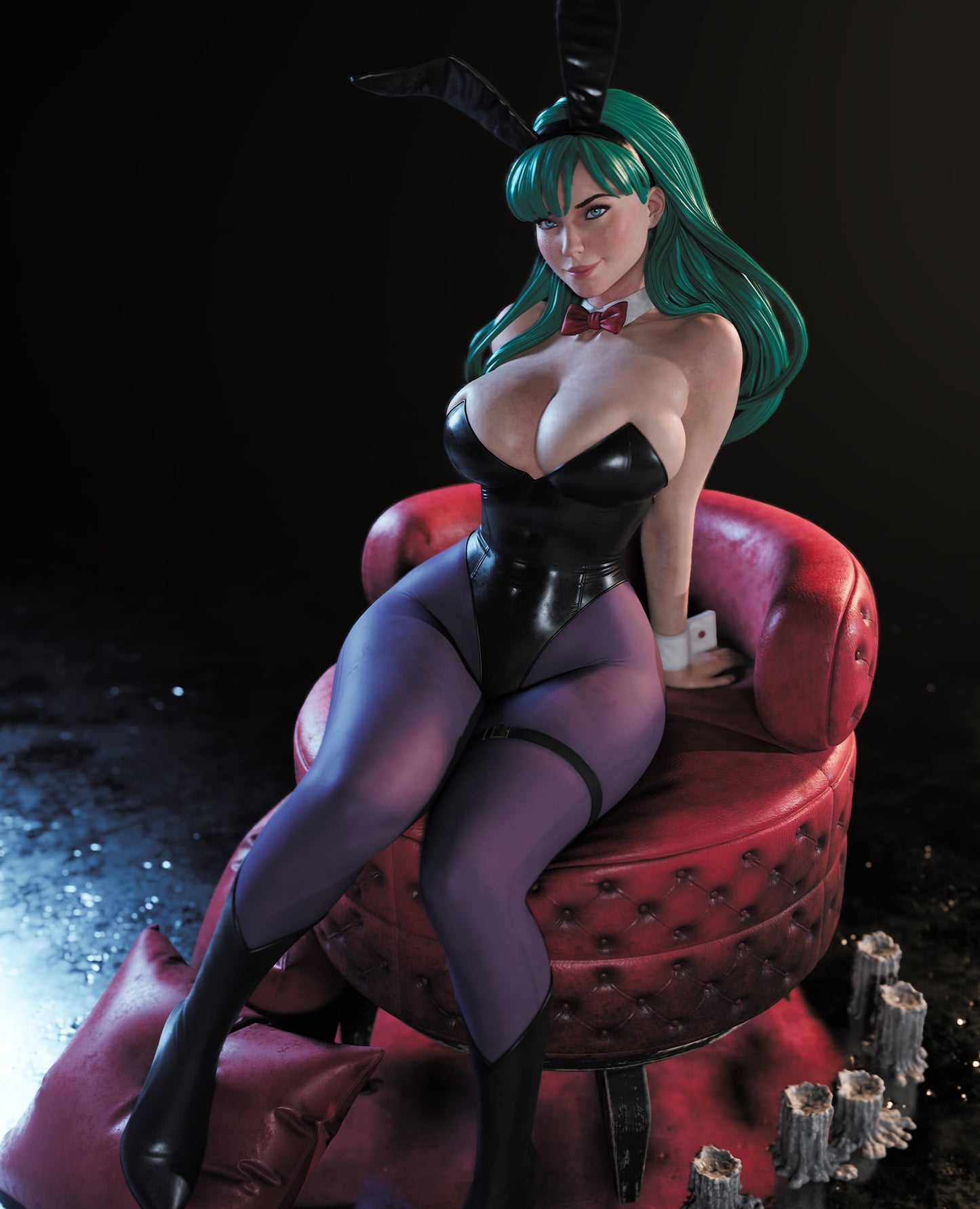 Bunny Girl Statue 3D-Printed Kit