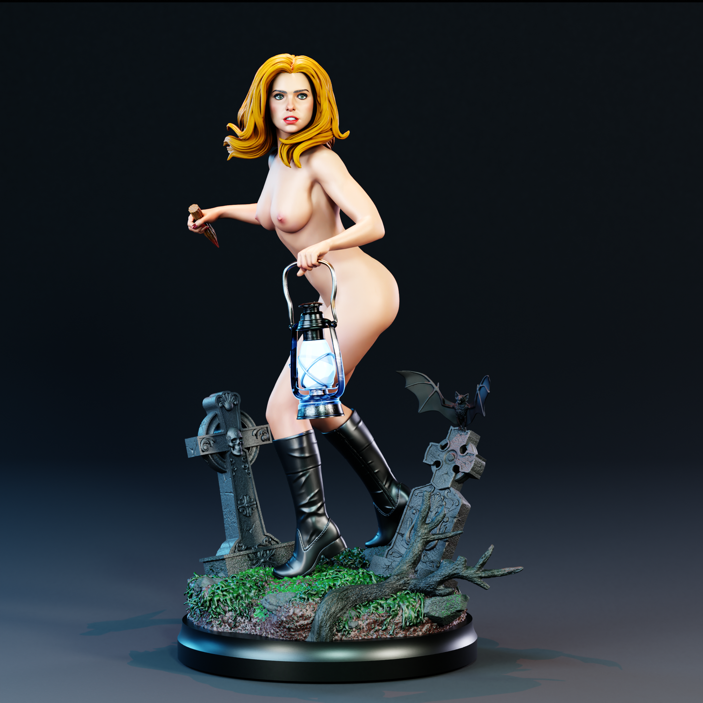 Buffy The Vampire Slayer Statue 3D-Printed Kit