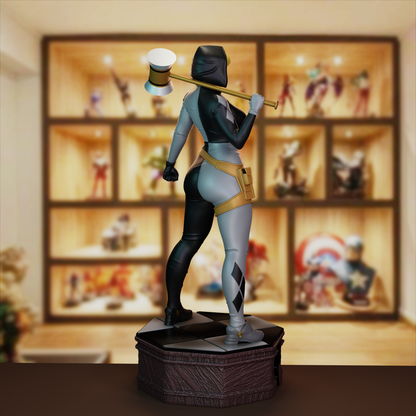 Harley Quinn (White Knight) Statue