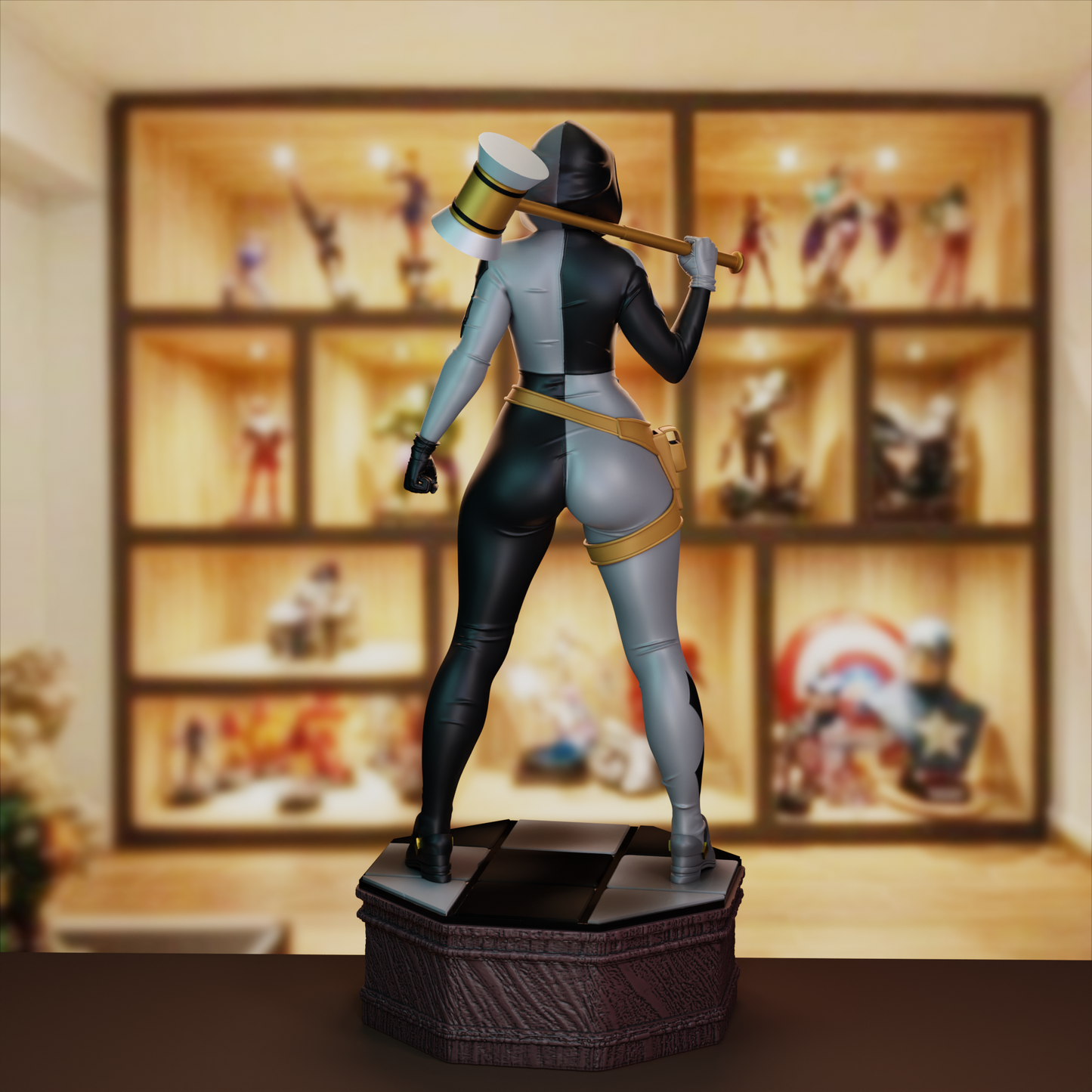 Harley Quinn (White Knight) Statue