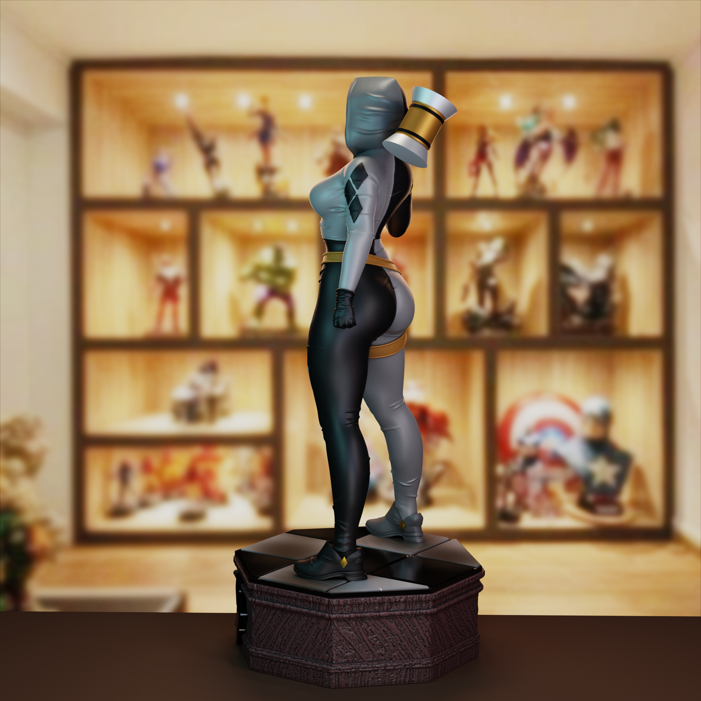Harley Quinn (White Knight) Statue