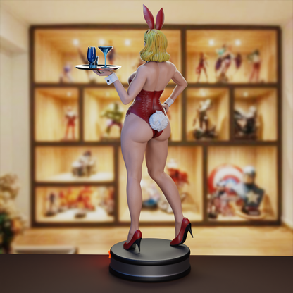Classic Playboy Bunny Waitress Statue