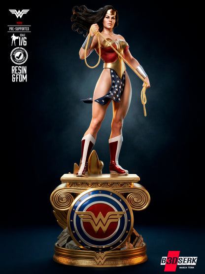 Wonder Woman Statue 3D-Printed Kit