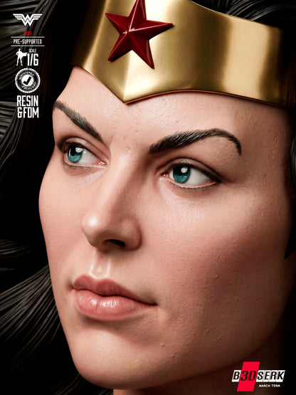 Wonder Woman Statue 3D-Printed Kit